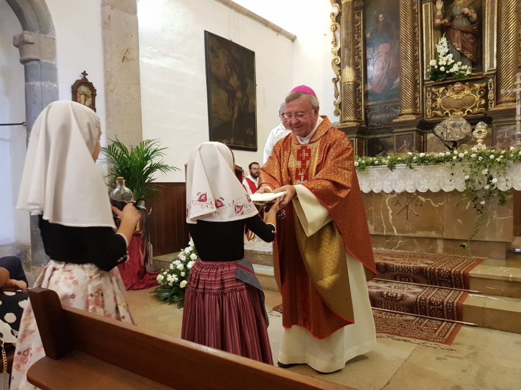El Bisbe de Mallorca Sebastià Taltavull presideix l’eucaristia per la Festa de Santa Tecla de&nbsp;Biniamar
