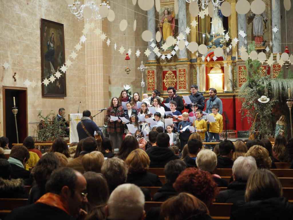 La Unitat de Pastoral es reuneix a l’església de Caimari per “Cantar al&nbsp;Nadal”