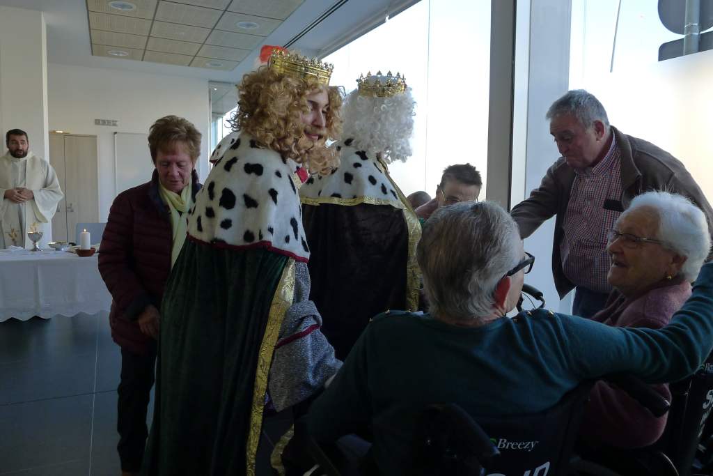 Els Reis, visitaren l'Hospital Sant Joan de Déu&nbsp;d´Inca