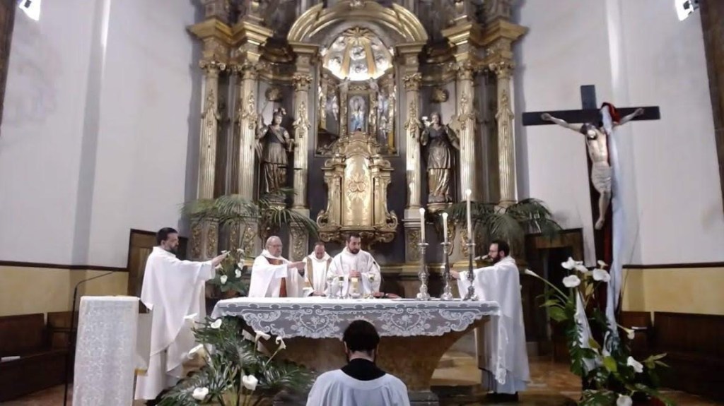 La Unitat de Pastoral va retransmetre totes les celebracions per Youtube des de Santa Maria la&nbsp;Major